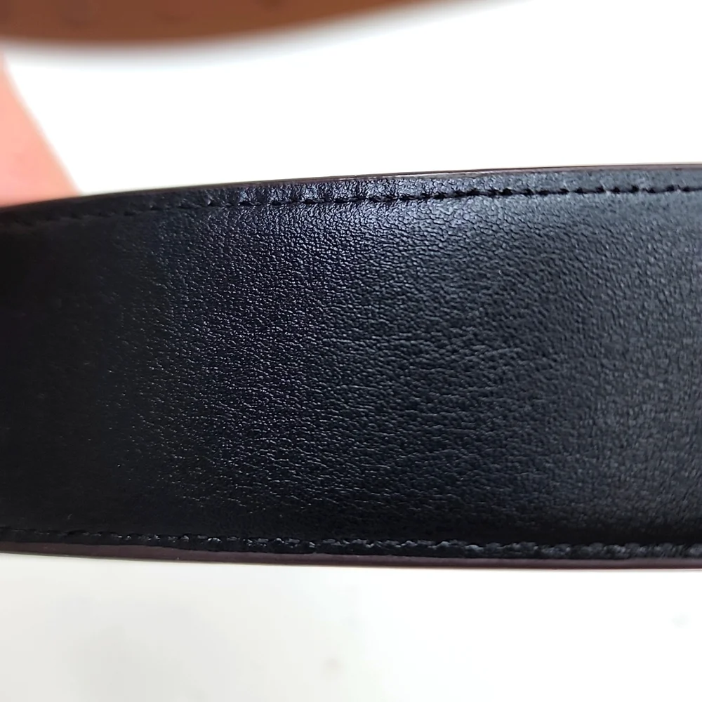 PERRY ELLIS REVERSIBLE BLACK & LIGHT BROWN BELT